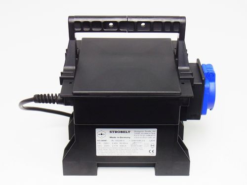 Trenntransformator im Isoliergehäuse IP42 230V / 230V / 500VA